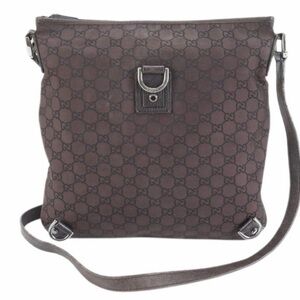 Gucci Brown Monogram Crossbody Bag
